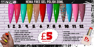 HEMA FREE GEL POLISH SET1