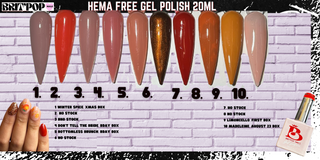 HEMA FREE GEL POLISH SET3