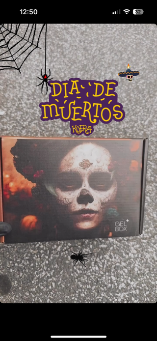 HALLOWEEN2 DIA DE LOS MUERTOS GEL BOX. MONTHLY SUBSCRIPTION