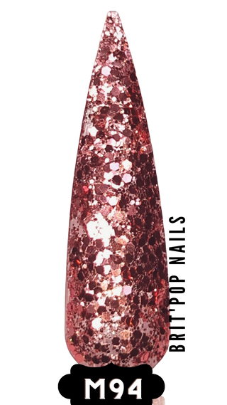 GLITTERS PINK, PURPLE, ROSE GOLD, BRONZE